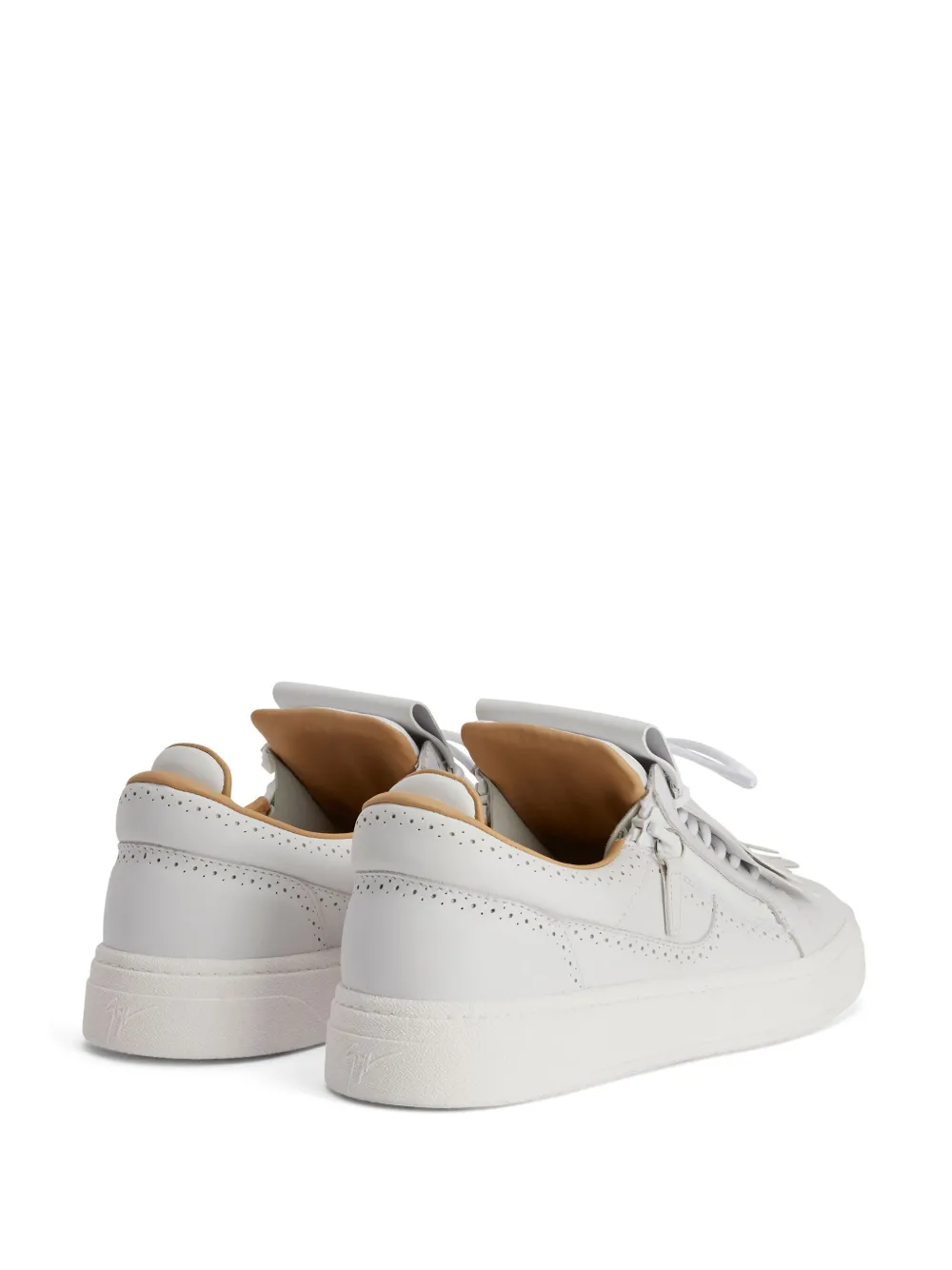 Giuseppe Zanotti GZ94 leren sneakers Wit