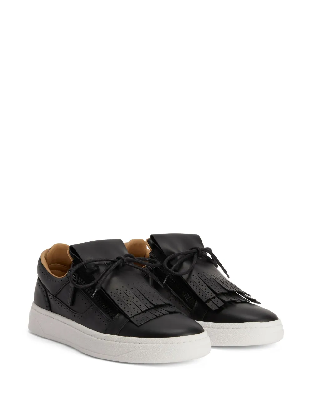 Giuseppe Zanotti fringed leather sneakers | Low-Tops | Image 2