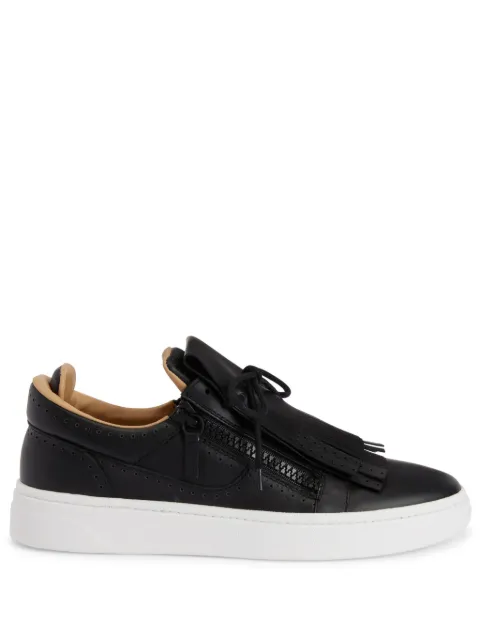Giuseppe Zanotti 流苏边皮质运动鞋
