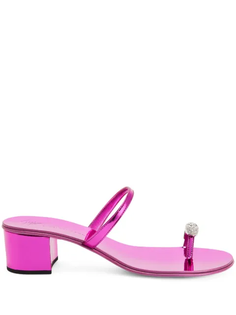 Giuseppe Zanotti sandalias Ring con tacón de 40mm