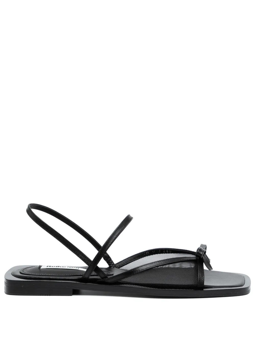 Shop Reike Nen Nabi Leather Sandals In Schwarz