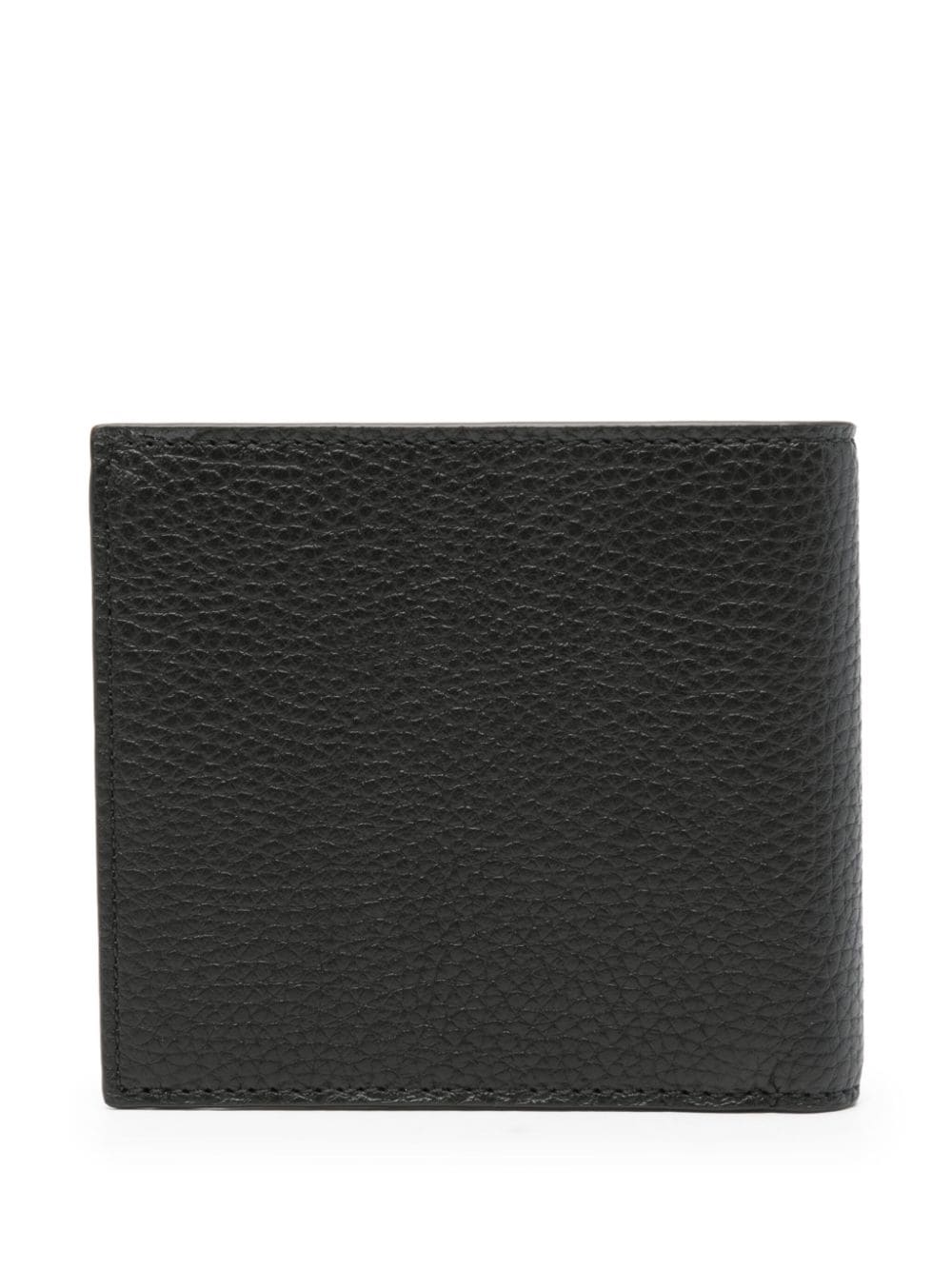 Shop Bally Ribbon Bi-fold Wallet In Black