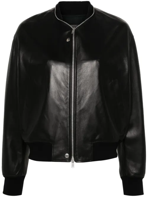 Veste bomber en cuir - Jil Sander - Modalova