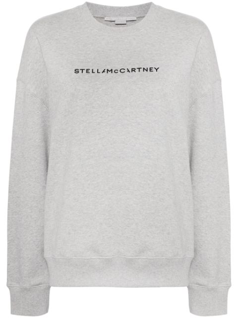 Stella McCartney logo-print cotton sweatshirt