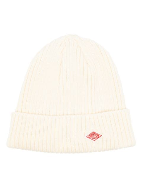 Danton logo-appliqué wool beanie