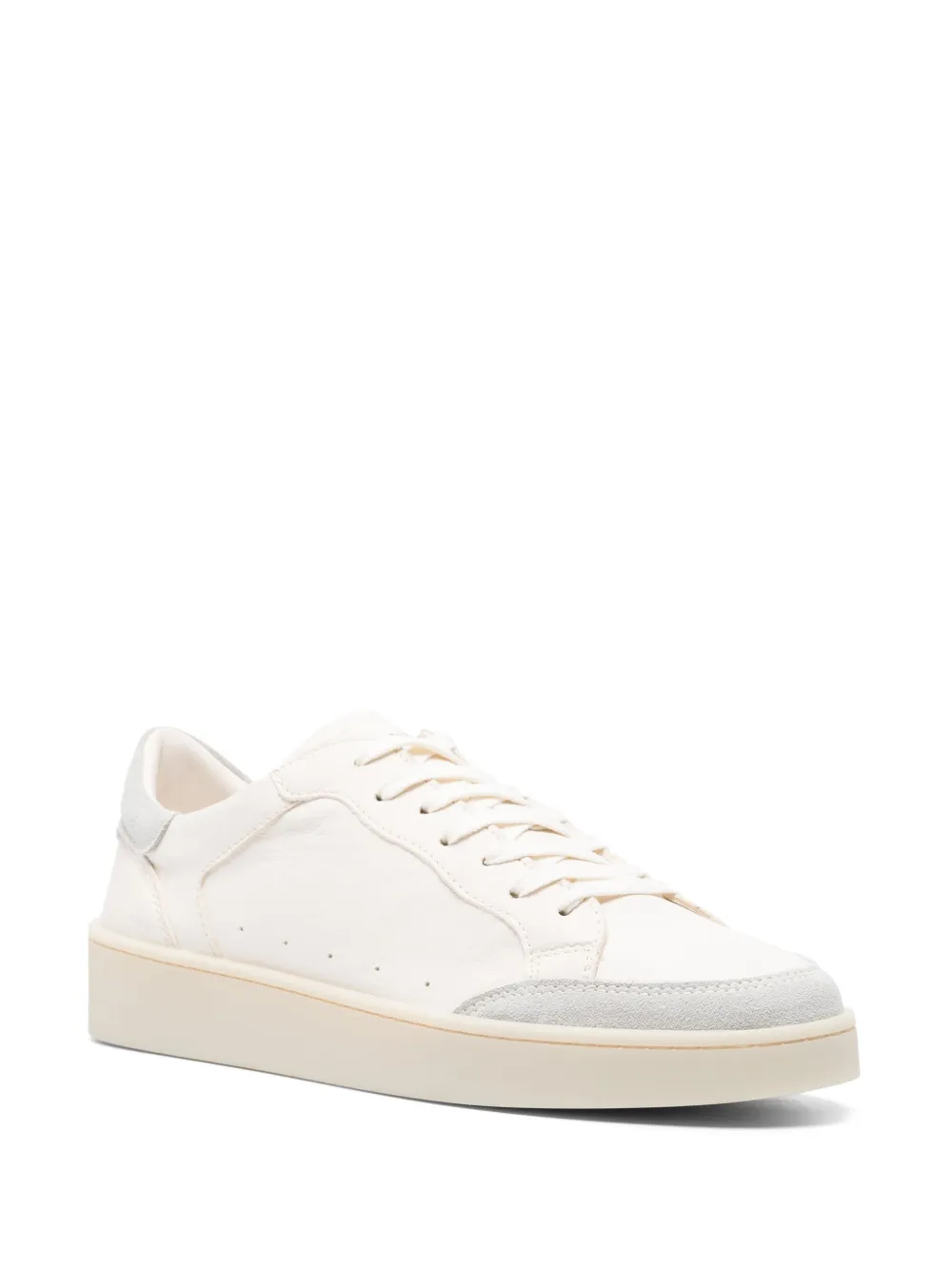 Canali Leren sneakers - Wit