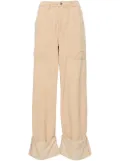 CANNARI CONCEPT big-pocket corduroy trousers - Neutrals
