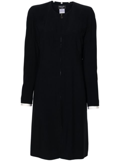 CHANEL 1997 crepe midi dress Women