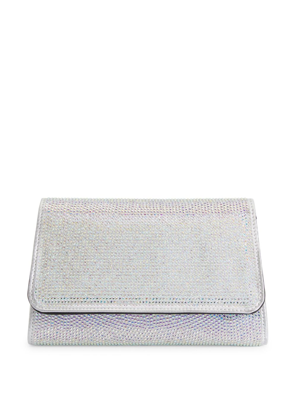 Idha crystal-embellished clutch bag