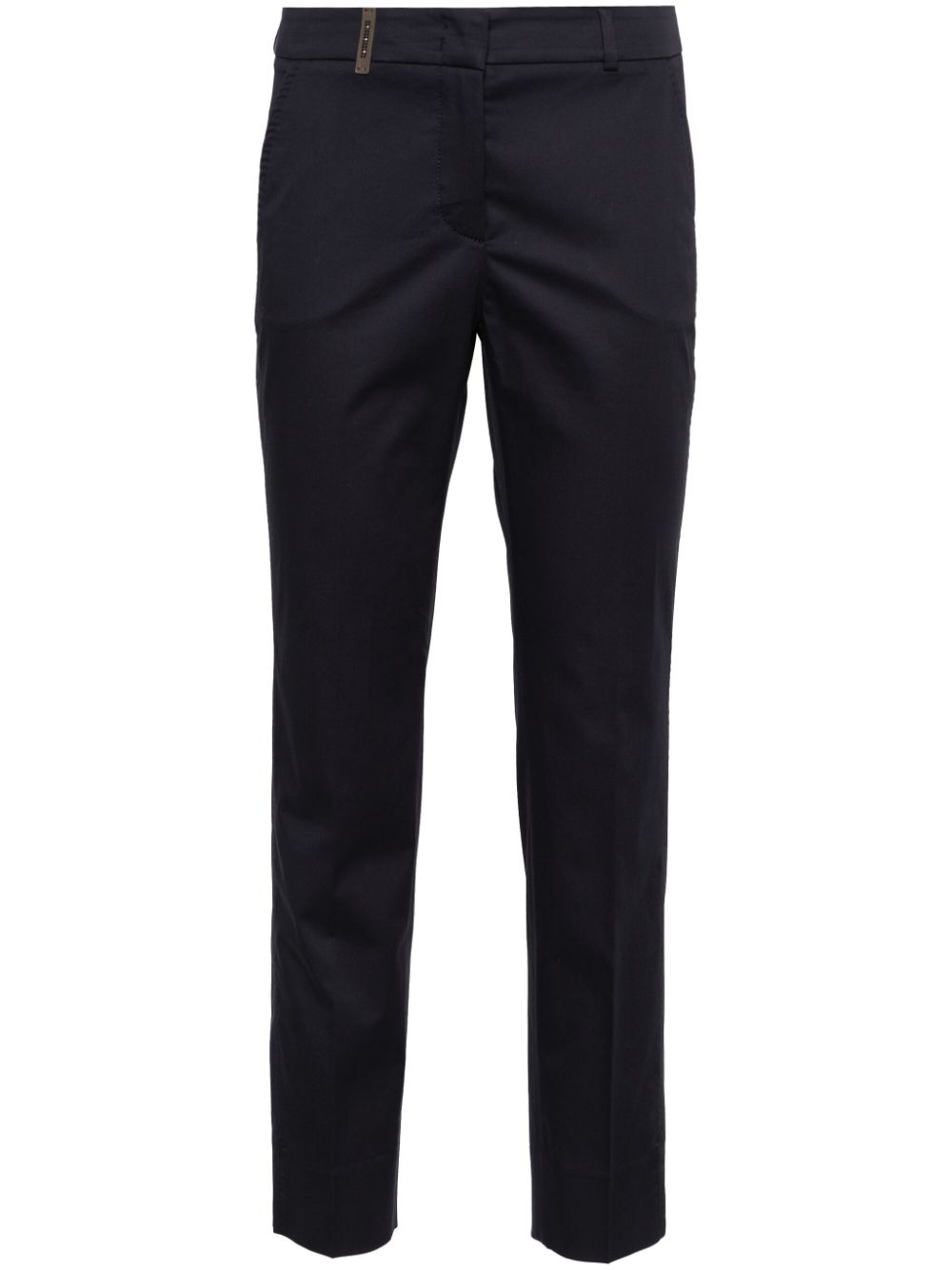 Peserico 4718 tailored trousers - Blue