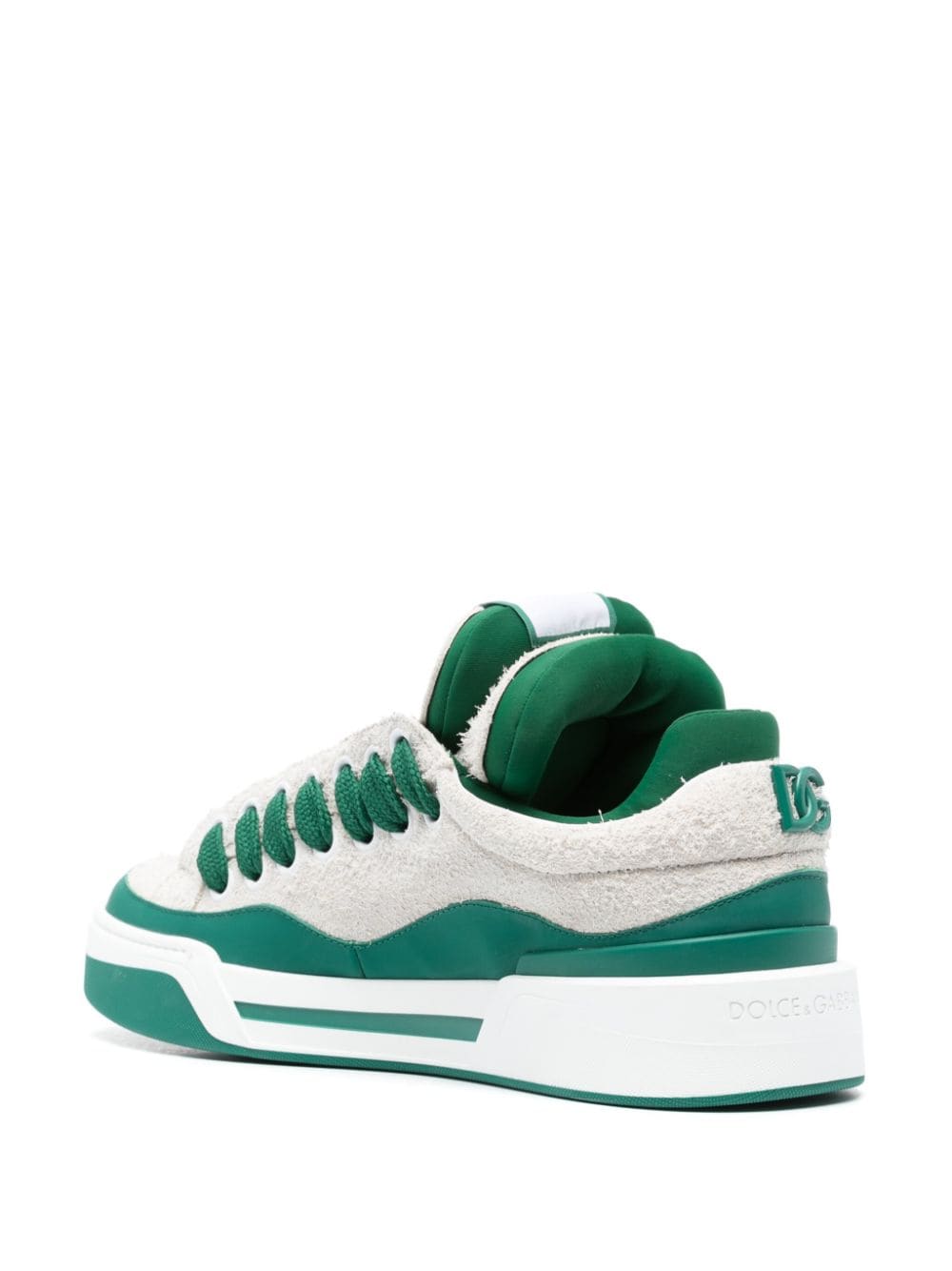 Shop Dolce & Gabbana Mega Skate Sneakers In Green