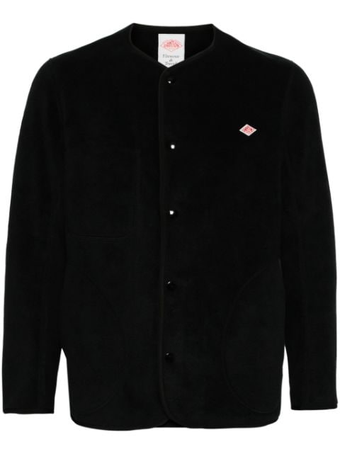 Danton logo-appliqué fleece jacket