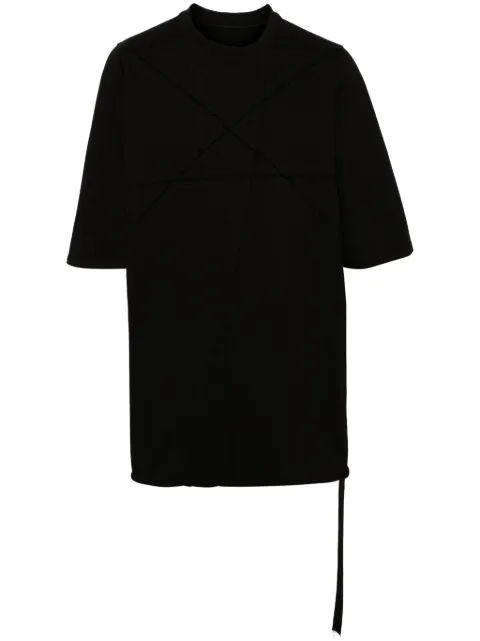 Rick Owens DRKSHDW panelled cotton T-shirt
