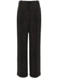 CHANEL Pre-Owned 2002 wool-blend wide-leg trousers - Brown