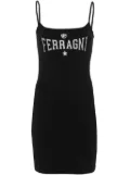 Chiara Ferragni glitter-logo dress - Black