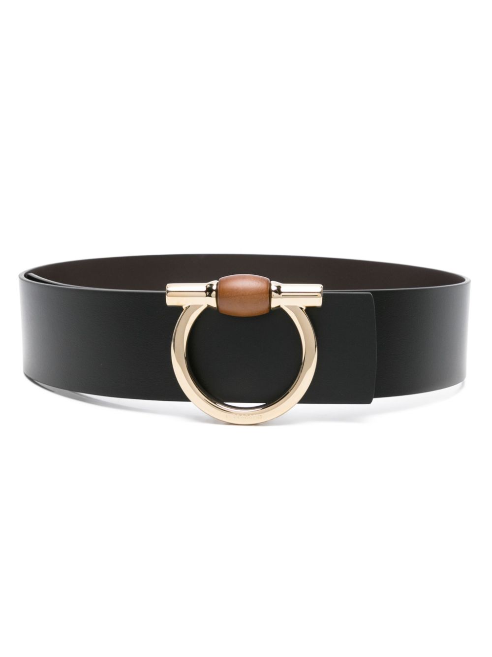Ferragamo Gancini-buckle reversible leather belt