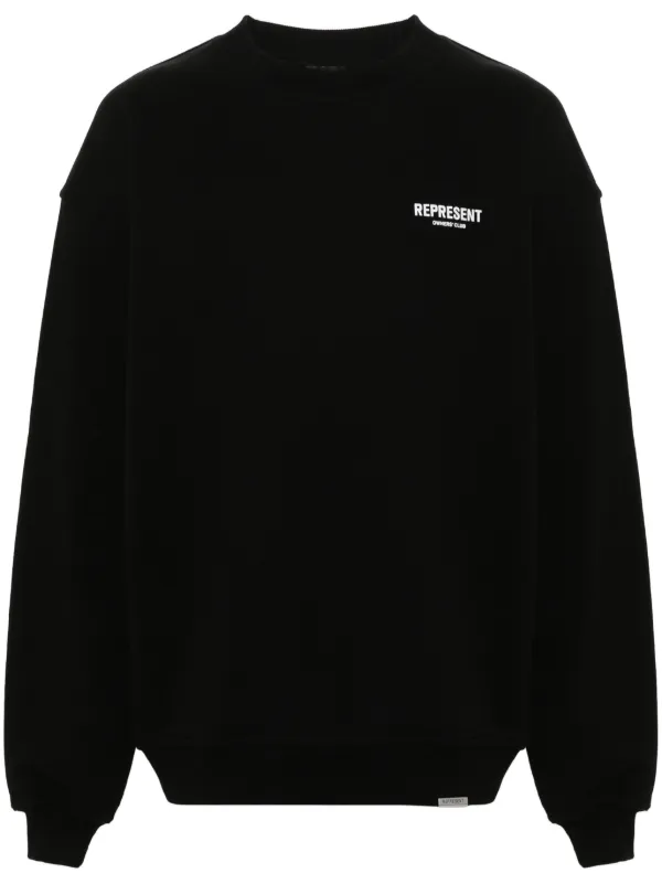 スウェット・トレーナー REPRESENT Black Cotton Sweatshirt 22739566_52792361_600.jpg