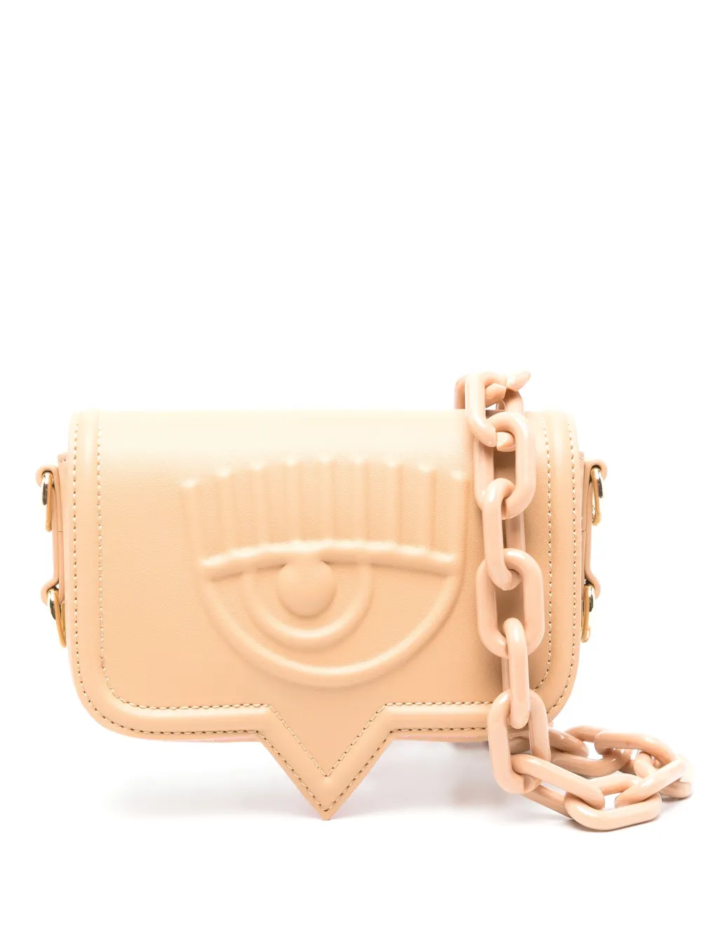 Chiara Ferragni Eyelike Cross Body Bag In Neutrals