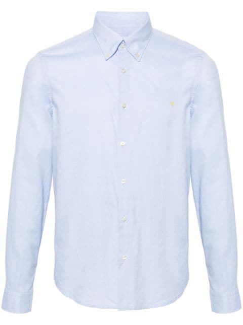 Manuel Ritz logo-embroidered cotton shirt