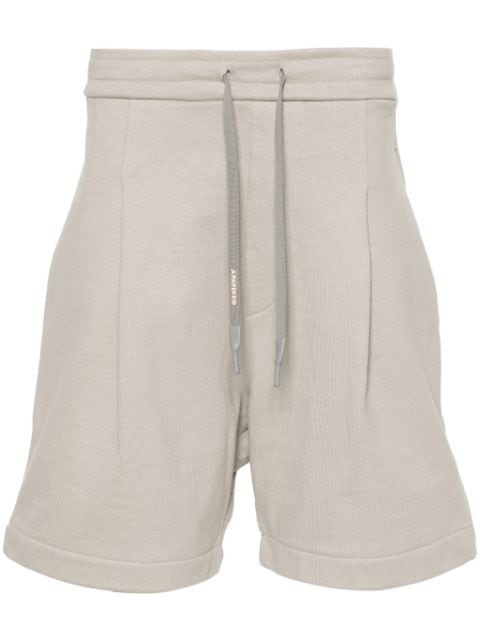 A Paper Kid pleat-detail cotton shorts