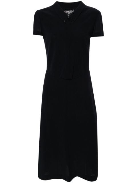 HOT SALE CHANEL 1999 cut-out midi dress Women