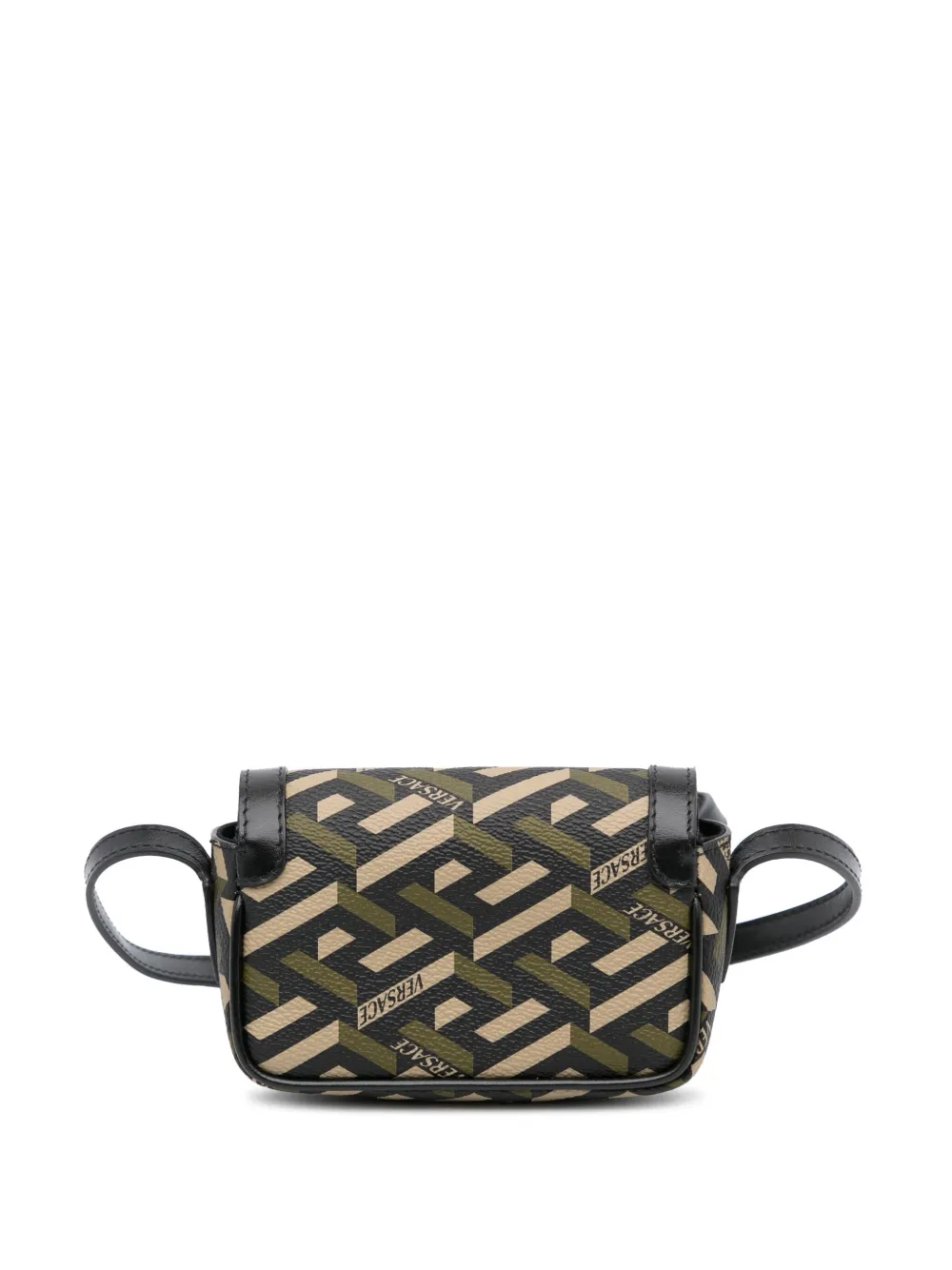 Versace Pre-Owned 2010-2022 La Greca crossbody bag - Zwart