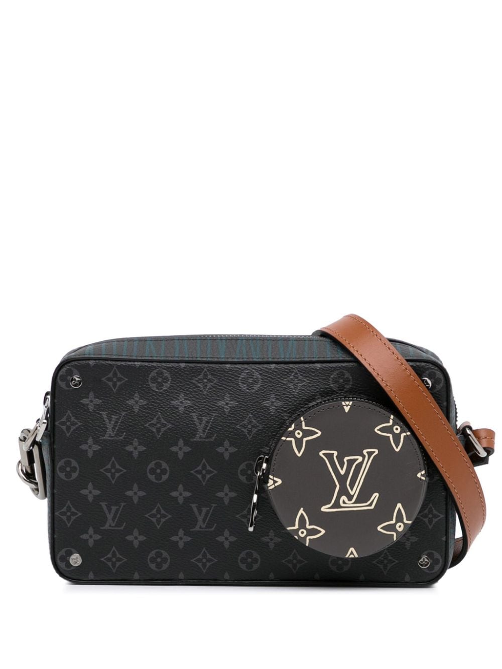 Pre-owned Louis Vuitton 2020  Volga Crossbody Bag In Black