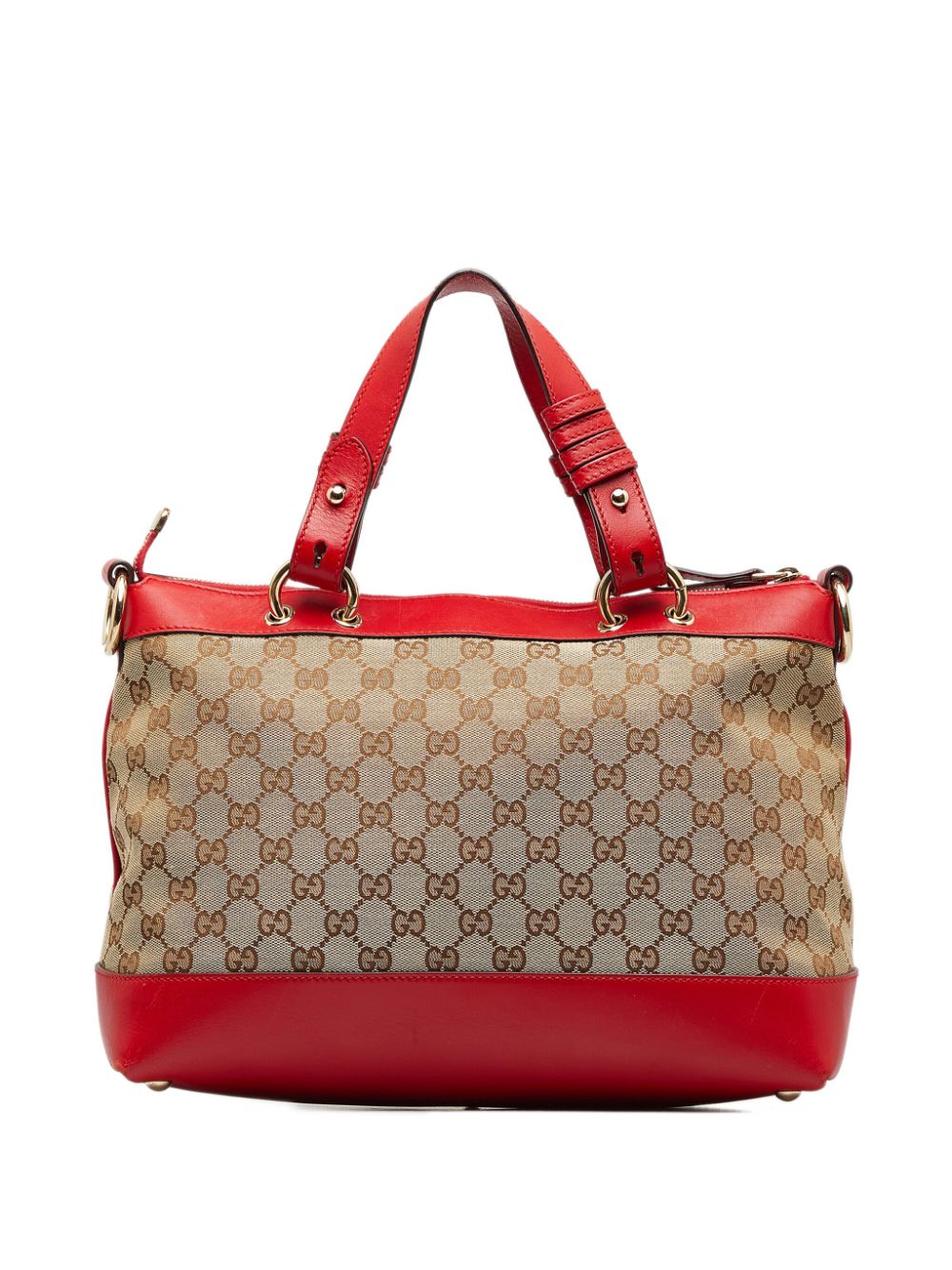 Gucci Pre-Owned 2000-2015 GG Valentine two-way tote bag - Bruin