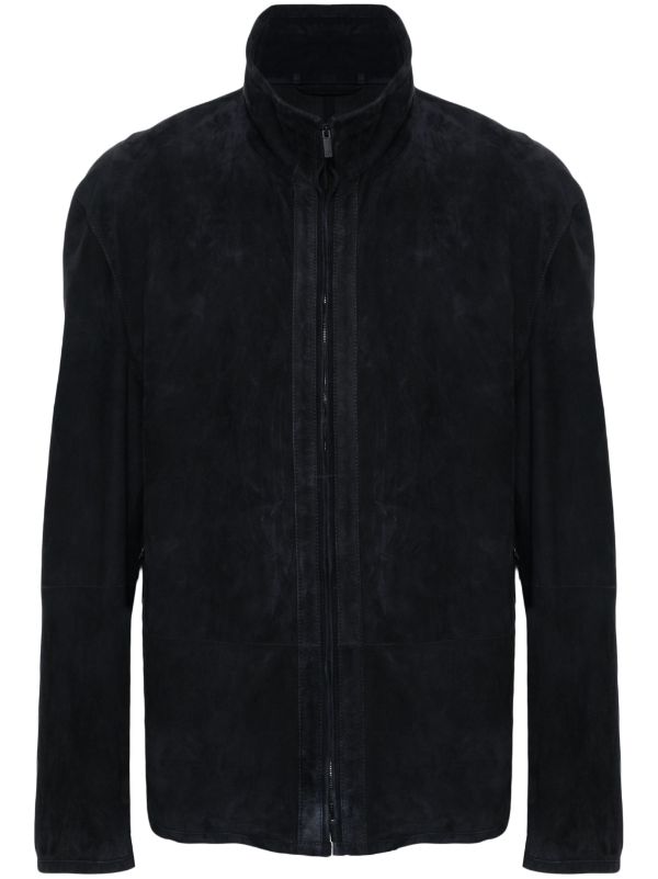 Giorgio armani outlet suede jacket