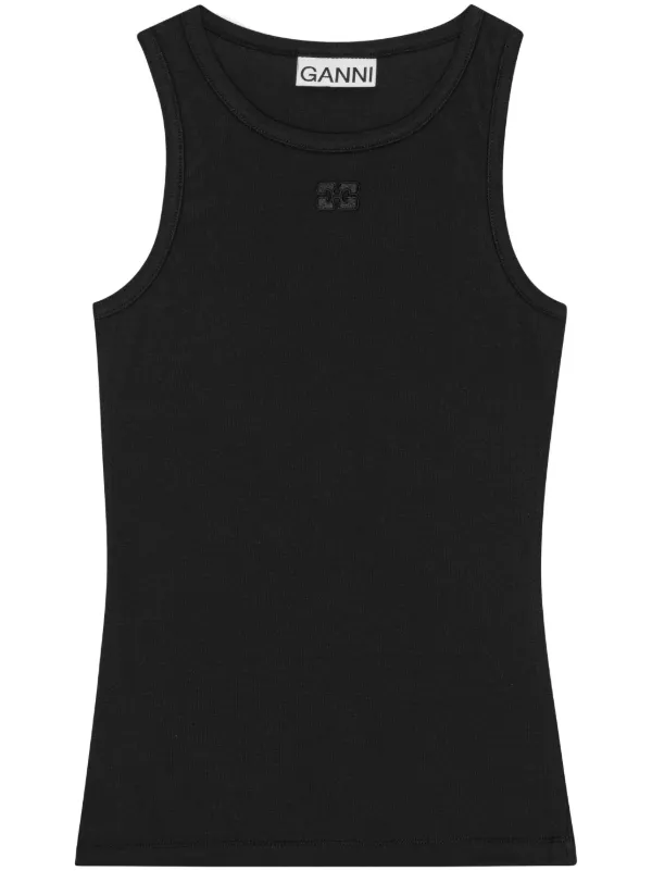 GANNI タンクトップ 楽天市場】GANNI ガニー タンクトップ SOFT COTTON RIB TANK TOP