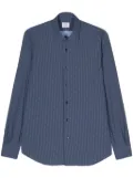 Mazzarelli geometric-print shirt - Blue