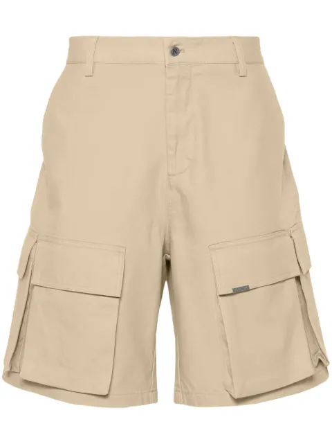 Represent logo-plaque cargo shorts