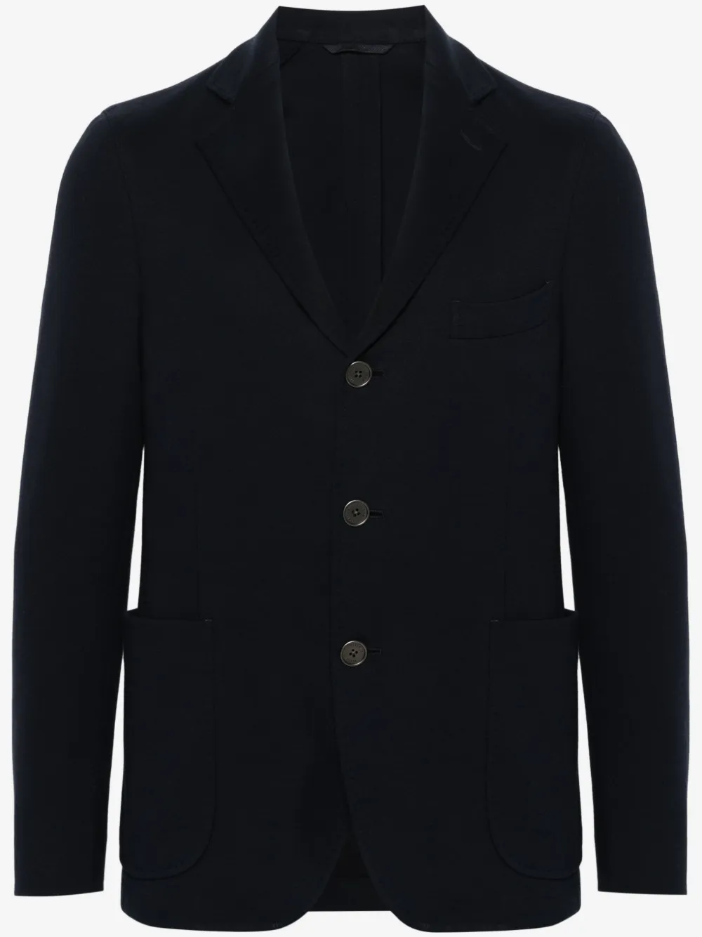 Peserico single-breasted cotton blazer | Blue | Image 1