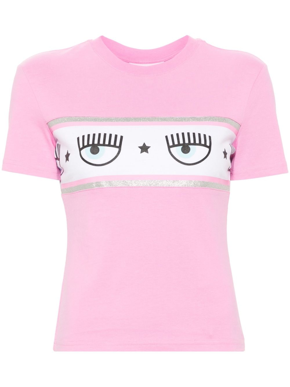 Chiara Ferragni Maxi Logomania-print T-shirt In Pink