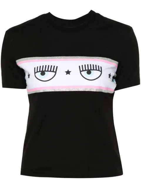 Chiara Ferragni t-shirt en coton à motif Eyelike