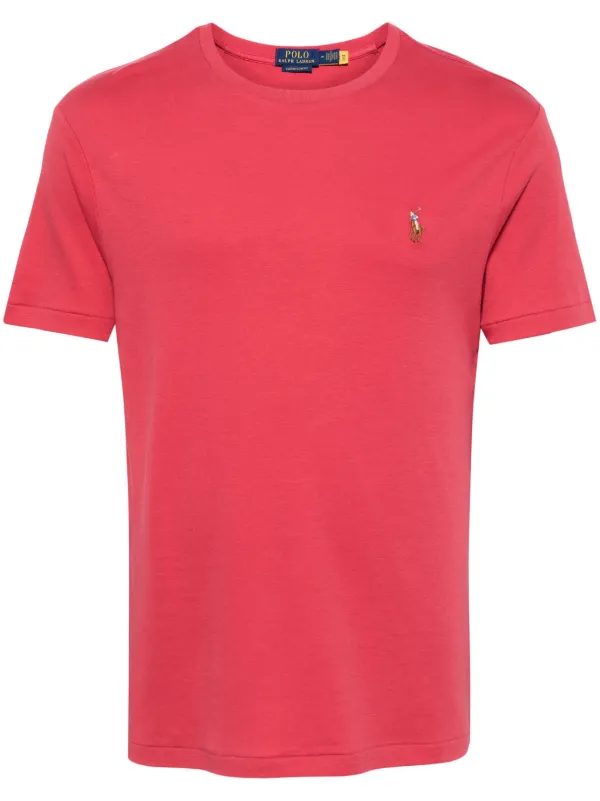 Polo Ralph Lauren Polo Pony Cotton T-shirt Red FARFETCH TR - Main Image