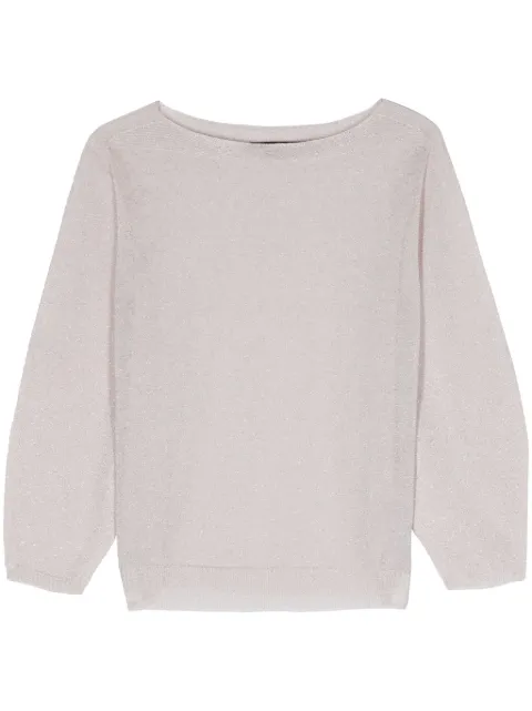 Seventy lurex fine-knit jumper