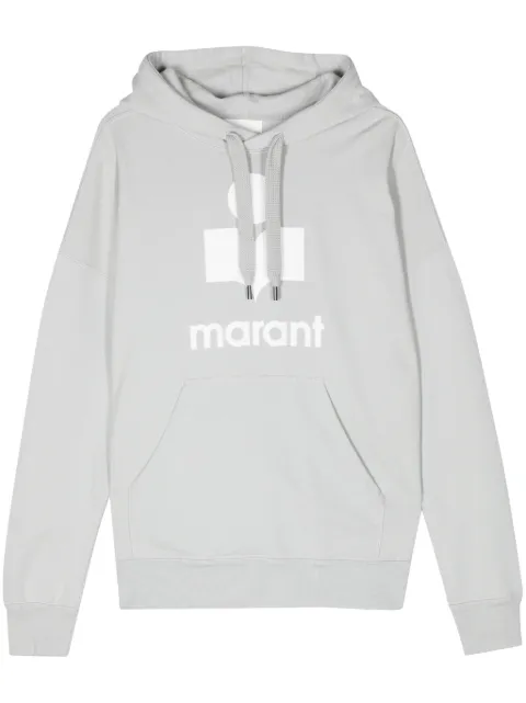 MARANT Miley logo-flocked hoodie