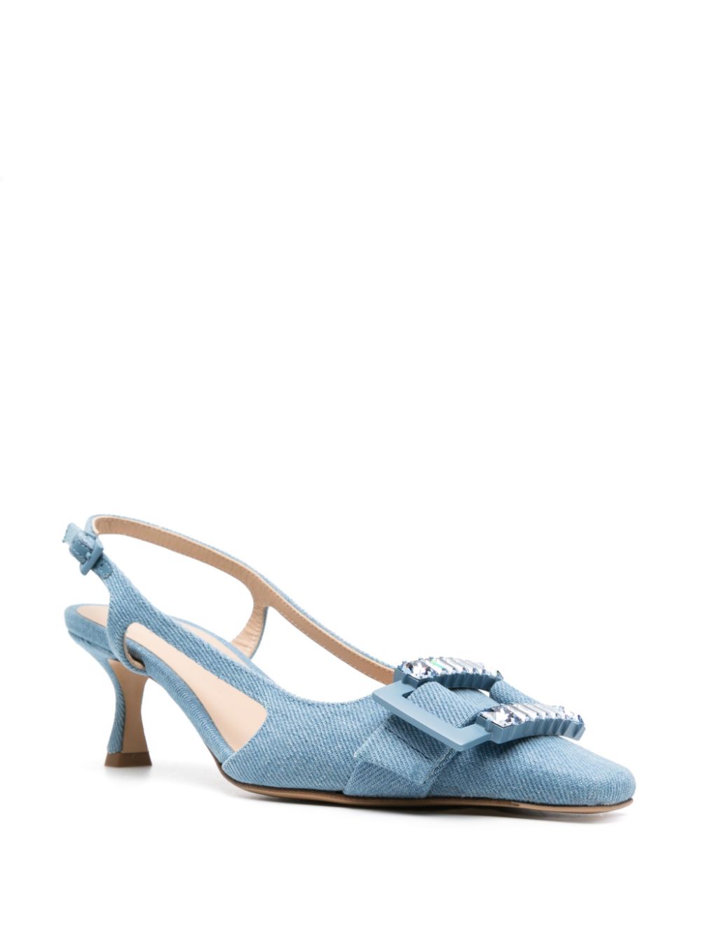 Roberto Festa Atena 50mm denim pumps - Blauw