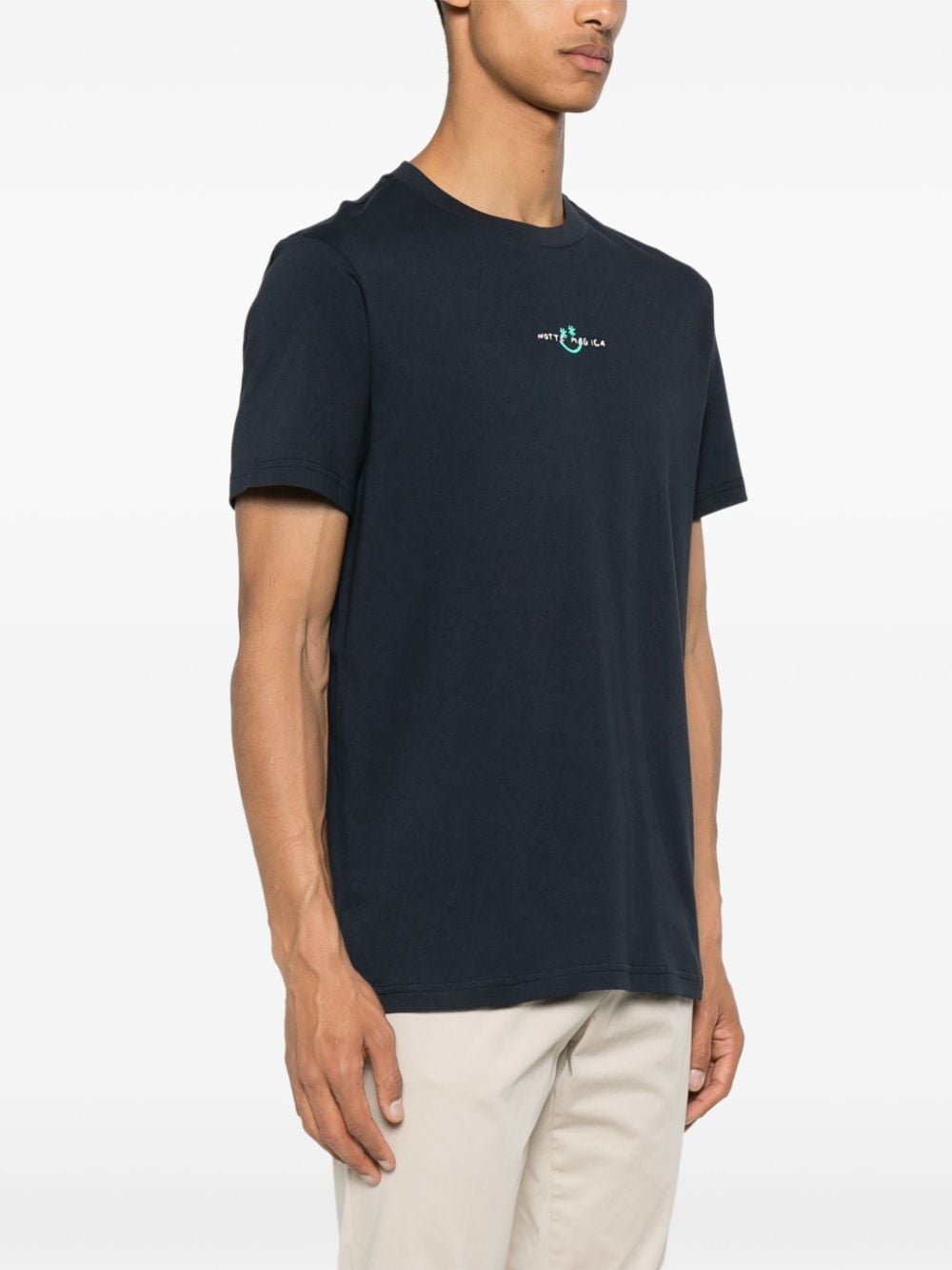 Manuel Ritz T-shirt met print Blauw