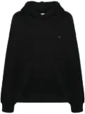 A Paper Kid brooch-detail cotton hoodie - Black