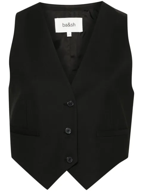 Ba&Sh Jessy interlock-twill waistcoat