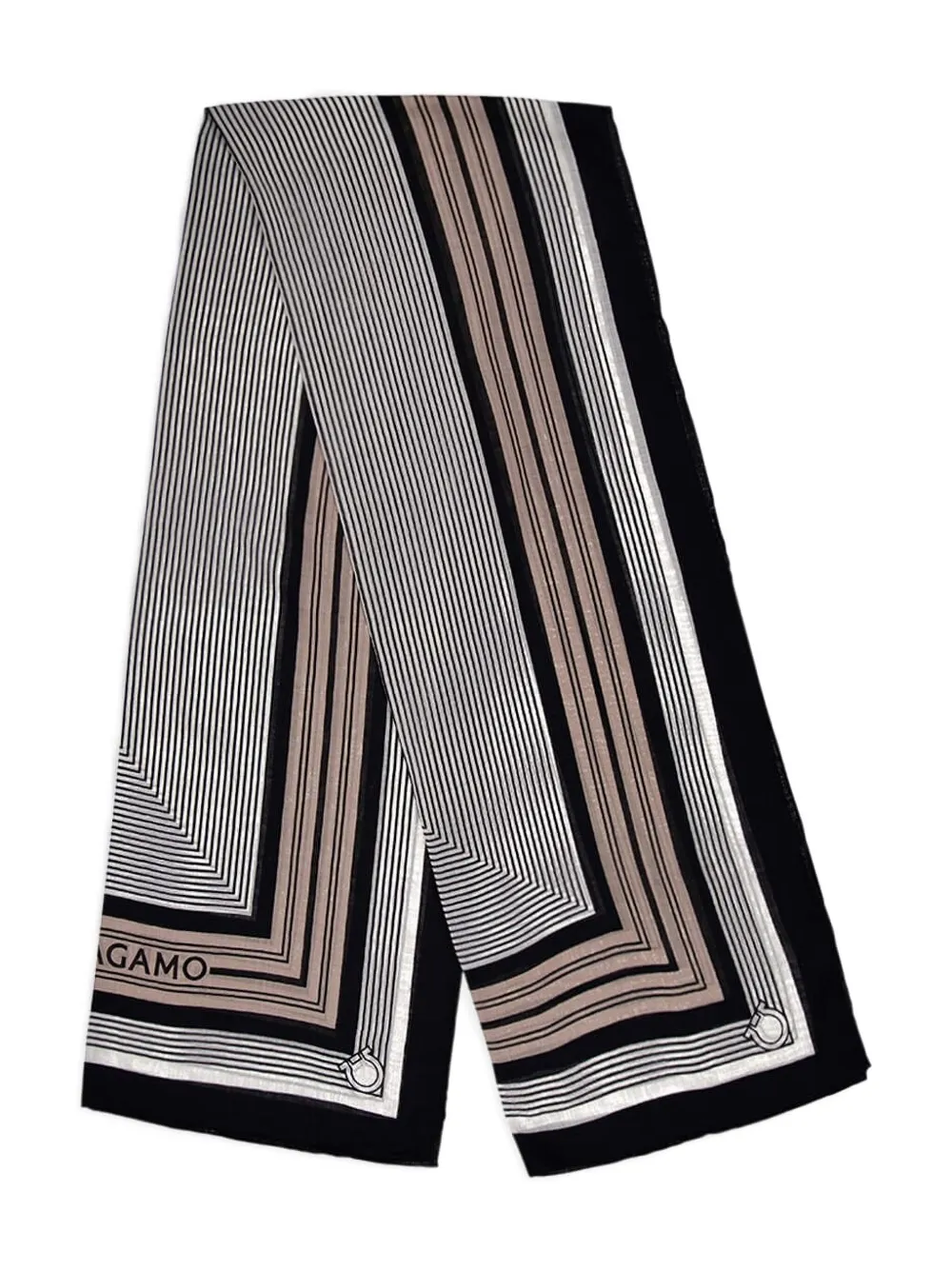 Ferragamo wool scarf Beige