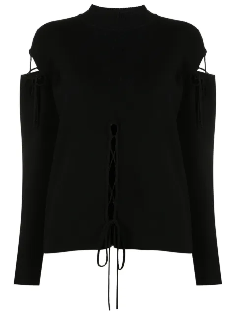 Gloria Coelho lace-up jumper