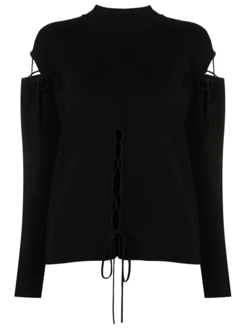 Pull à détail de laçage - Gloria Coelho - Modalova