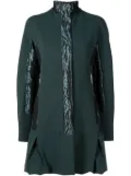 Gloria Coelho contrasting-panel minidress - Green