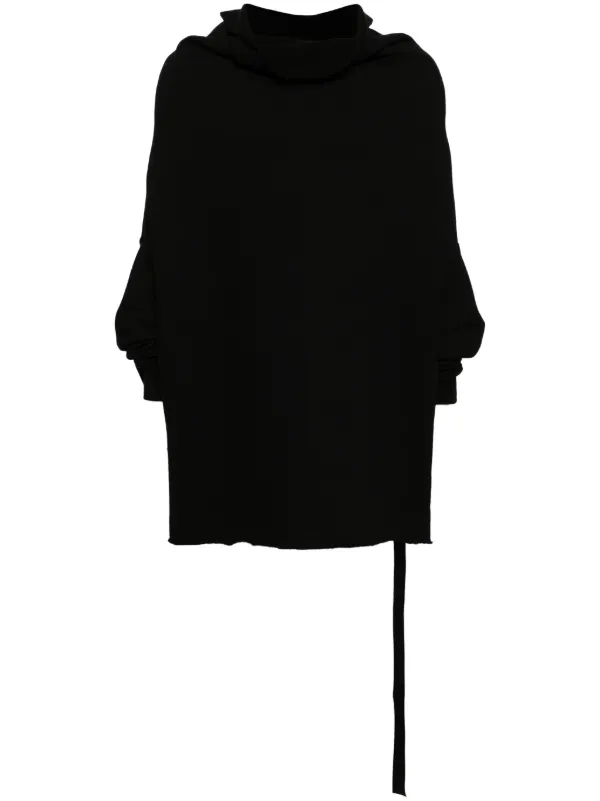 Rick Owens DRKSHDW Oversized Cotton Jumper | Black | FARFETCH