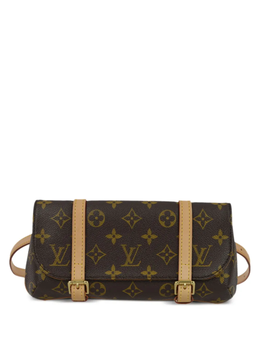 Pre-owned Louis Vuitton 2005 Pochette Marelle Belt Bag In Brown