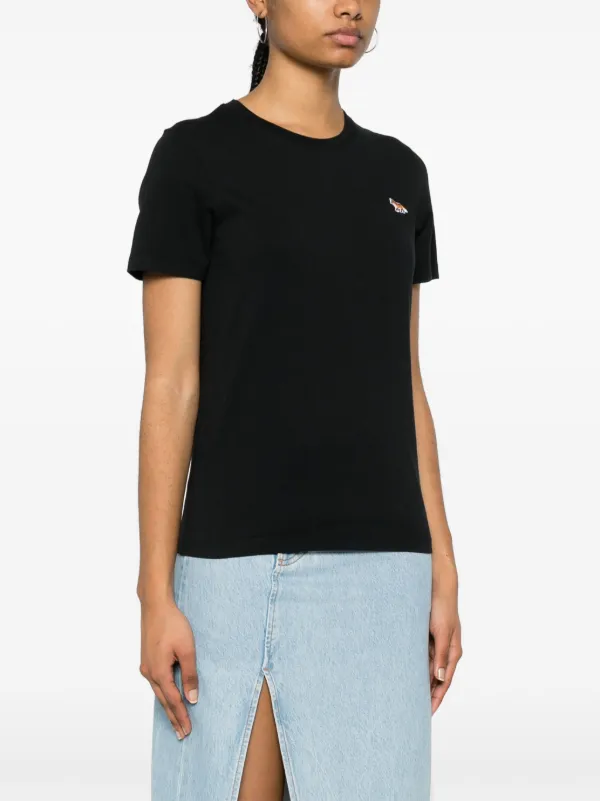 maison kitsune black t shirt