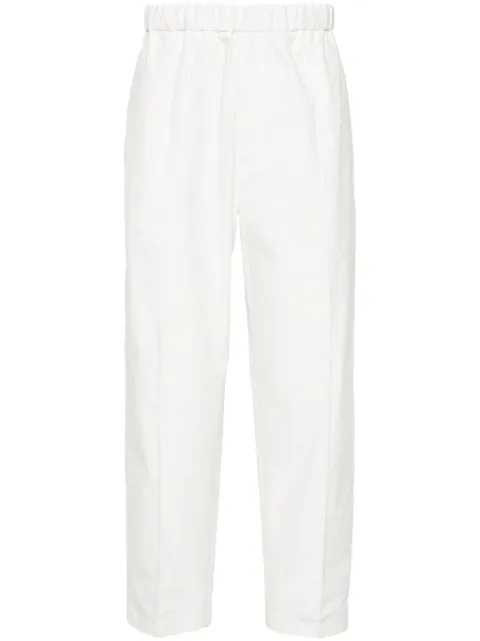 Jil Sander cotton tapered trousers